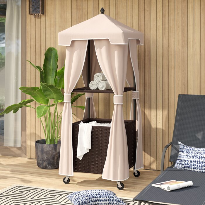 Belton Wicker Towel Valet (#K2758)