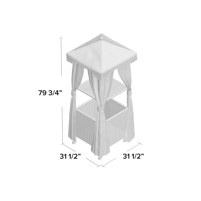 Belton Wicker Towel Valet (#K2758)