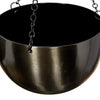 Black Benally 2 Piece Iron Hanging Planter Set