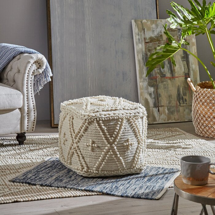 Benavidez Boho Pouf K7662