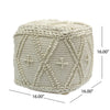 Benavidez Boho Pouf K7662