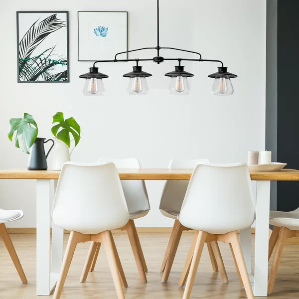 Benee 4 - Light Kitchen Island Linear Pendant