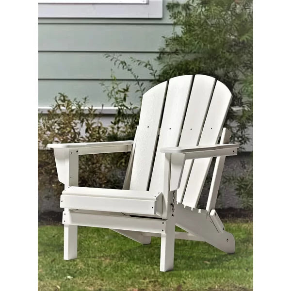 Benefiel Plastic/Resin Folding Adirondack Chair