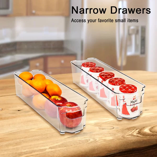 Benefield Refrigerator and Freezer Organizer Bins (Set of 6)
