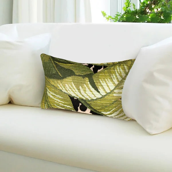 Benford Marina Safari Outdoor Pillow Cover & Insert 12"x18",  set of 3
