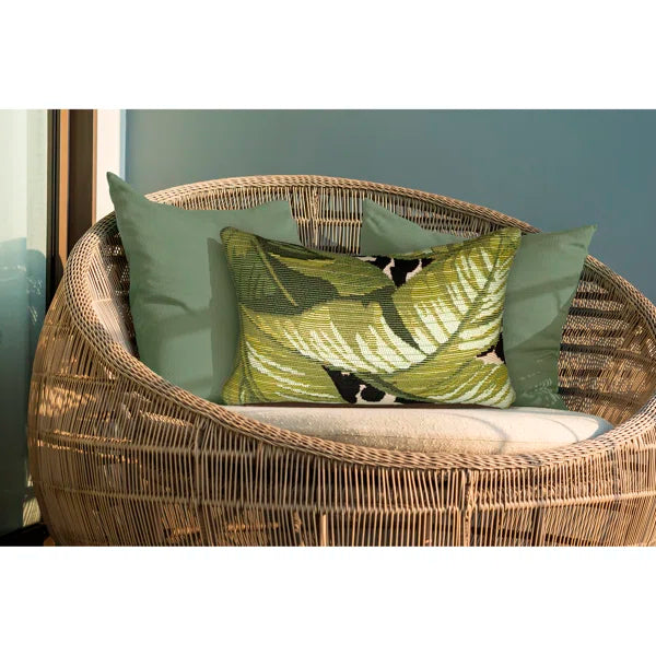 Benford Marina Safari Outdoor Pillow Cover & Insert 12"x18",  set of 3