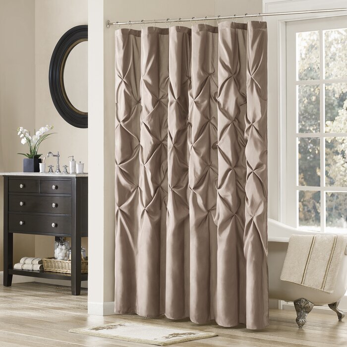 Benjamin Solid Color Single Shower Curtain EE1056