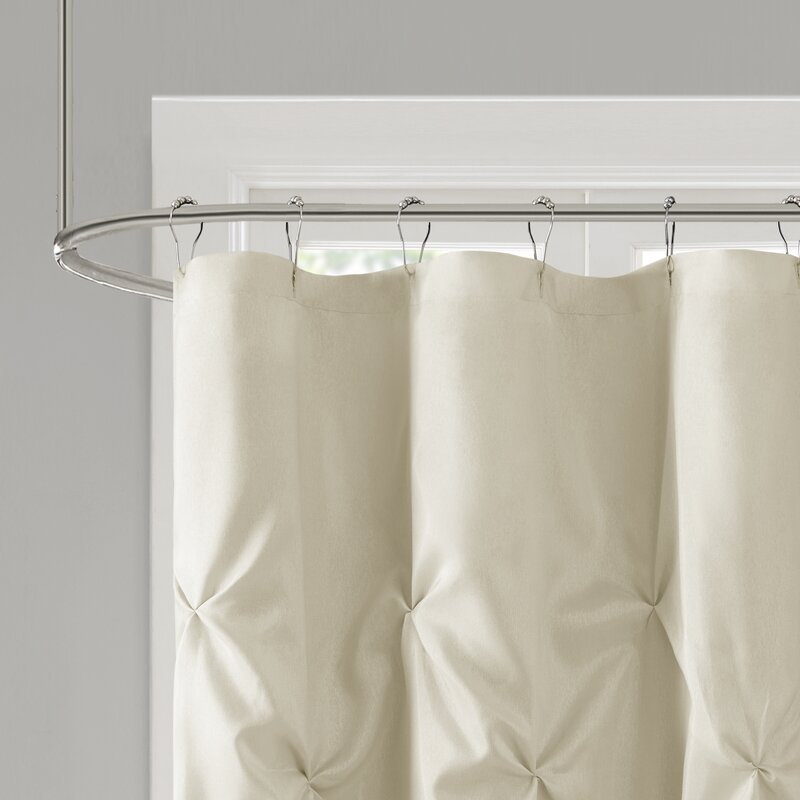 Benjamin Solid Color Single Shower Curtain TJ216