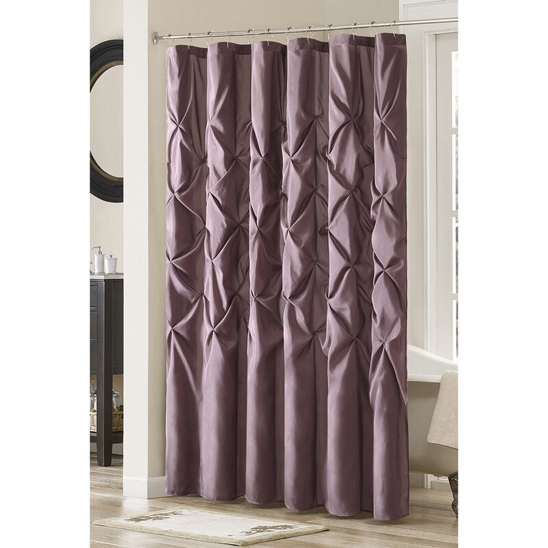 Benjamin Solid Color Single Shower Curtain SC102
