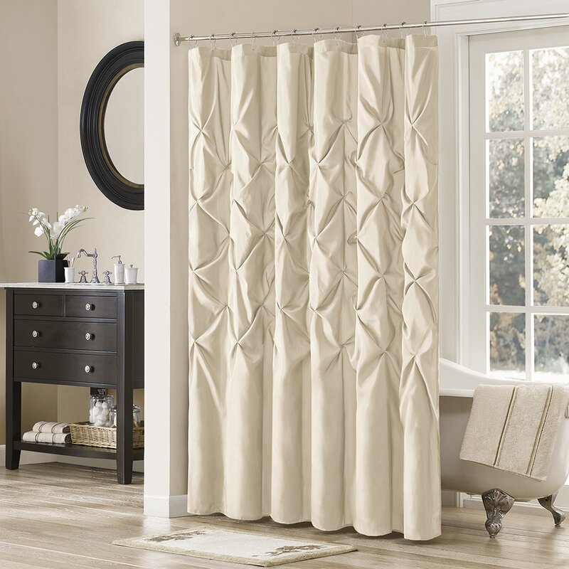 Benjamin Solid Color Single Shower Curtain TJ216