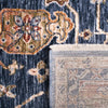 Bennet Oriental Area Rug in Dark Blue/Red 9'9 x 13