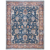 Bennet Oriental Area Rug in Dark Blue/Red 9'9 x 13