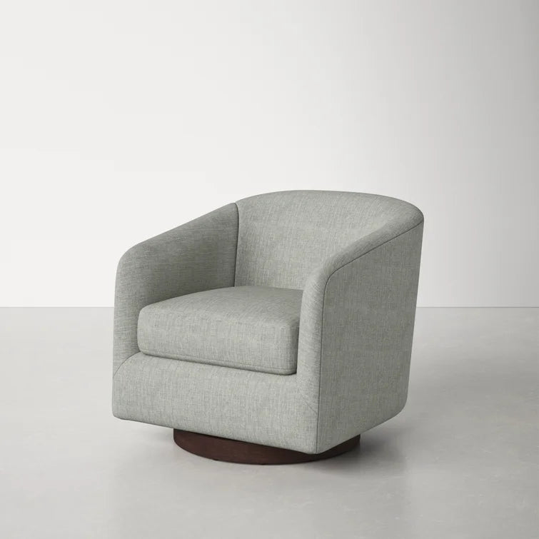 Bennett 31'' Wide Swivel Barrel Chair