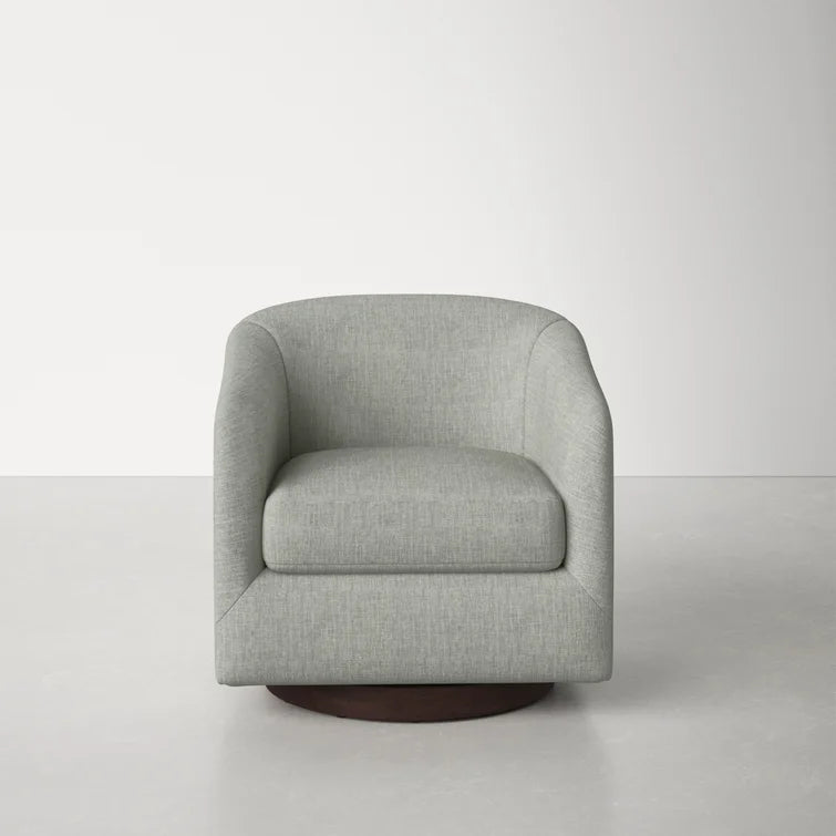 Bennett 31'' Wide Swivel Barrel Chair