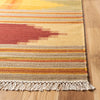 6' x 9' Bennett Southwestern Handmade Flatweave Wool Area Rug in Red / Multi
