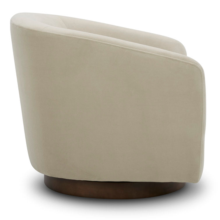Bennett Upholstered Swivel Barrel Chair