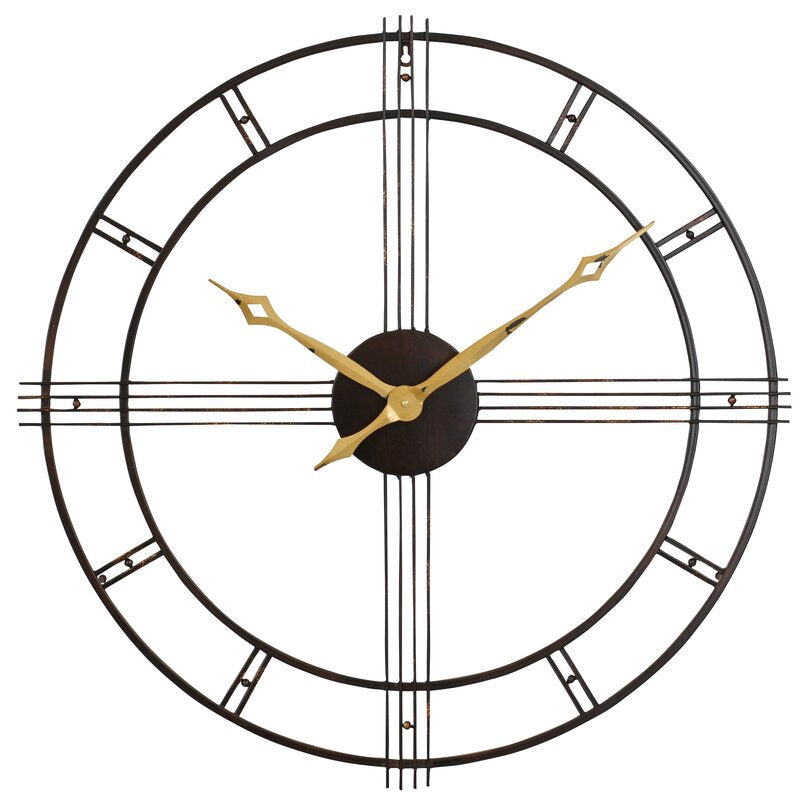 Benninger Oversized Mid Century 31.5" Wall Clock CA471