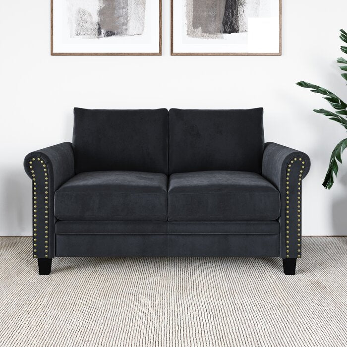 Bennith 57.7" Rolled Arm Loveseat