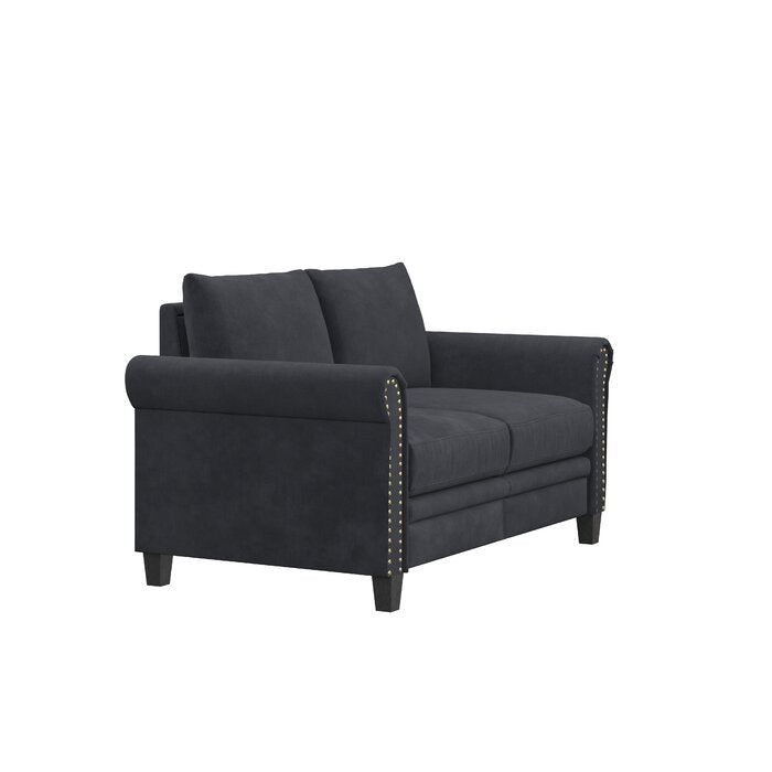 Bennith 57.7" Rolled Arm Loveseat