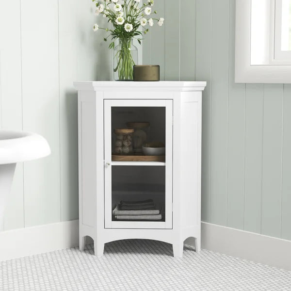 Benson 24.75'' W x 32'' H x 17.25'' D Free-Standing Bathroom Cabinet
