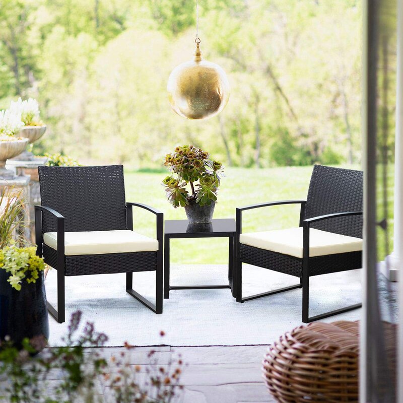Beoll Metal 2 - Person Seating Group with Cushions (set of 2) CYB191