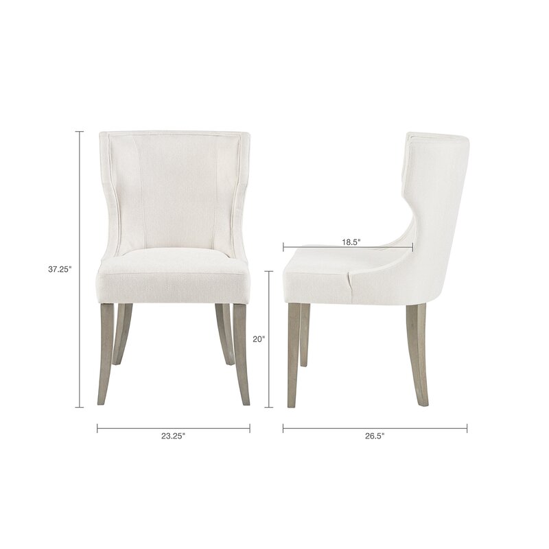 Berau Upholstered Wingback Side Chair