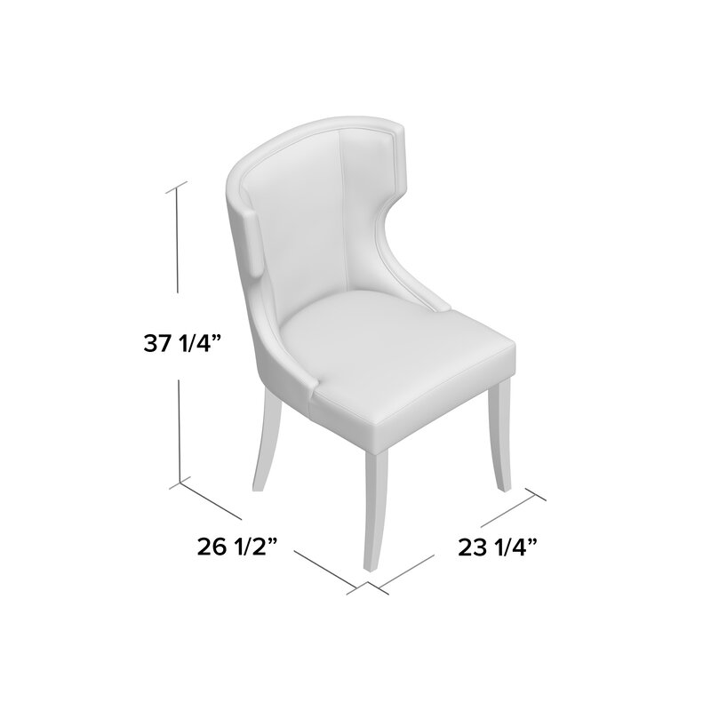 Berau Upholstered Wingback Side Chair