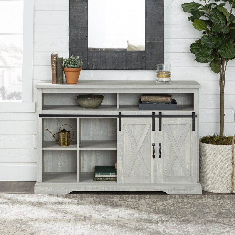 Berene TV Stand for TVs up to 64", Stone Gray (#K2392)