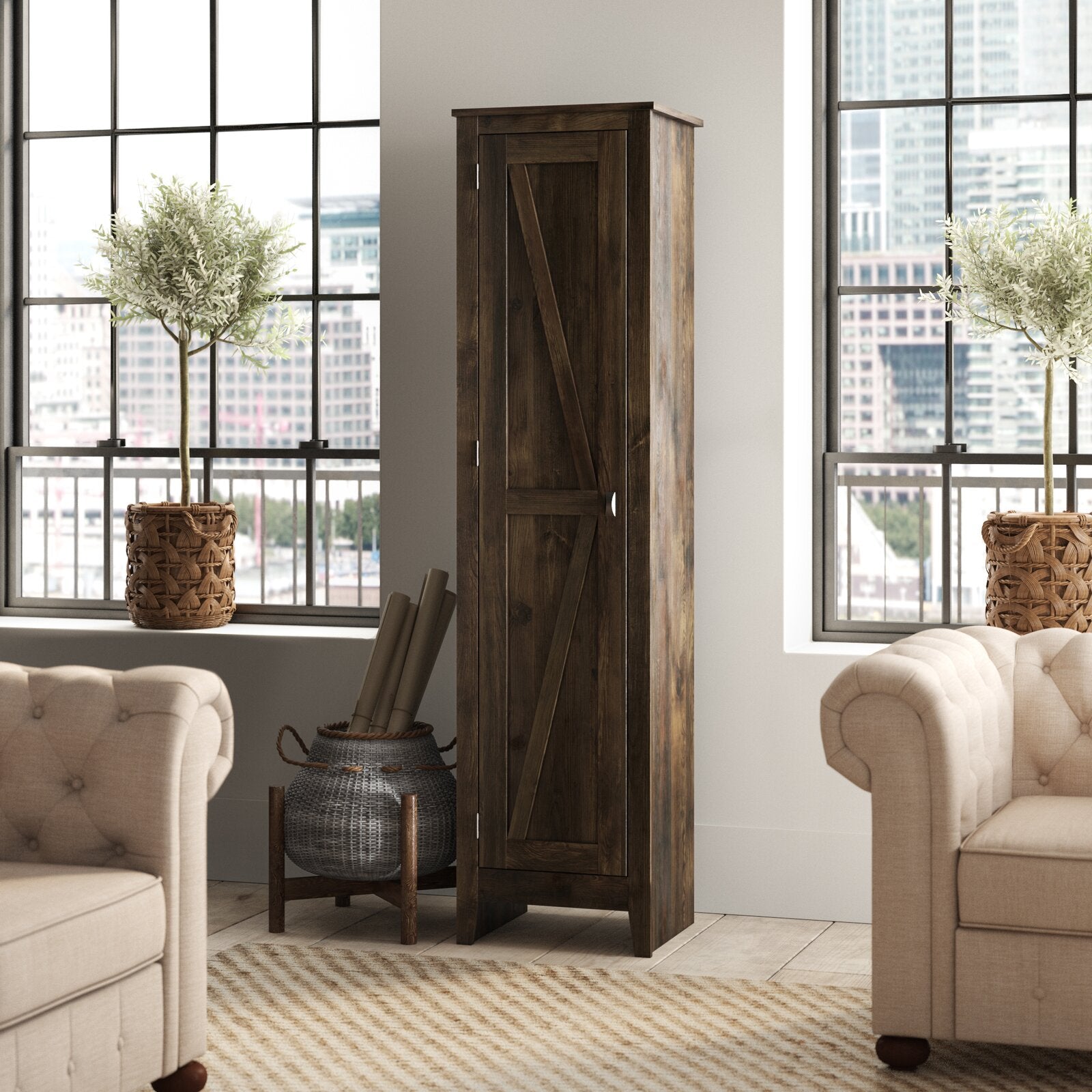 Berenice 4 - Shelf Storage Cabinet AH284