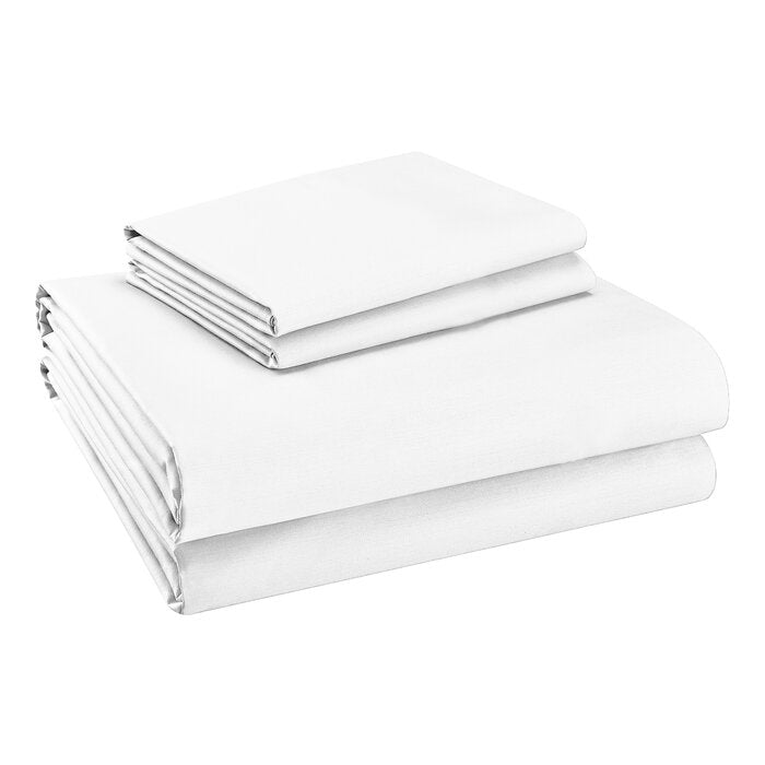 Bergamot 100% Cotton Sateen Sheet Set, King (Set of 4)
