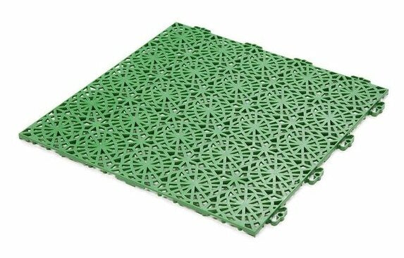 Bergo 14.88" x 14.88" Polypropylene Interlocking Deck Tile CG105