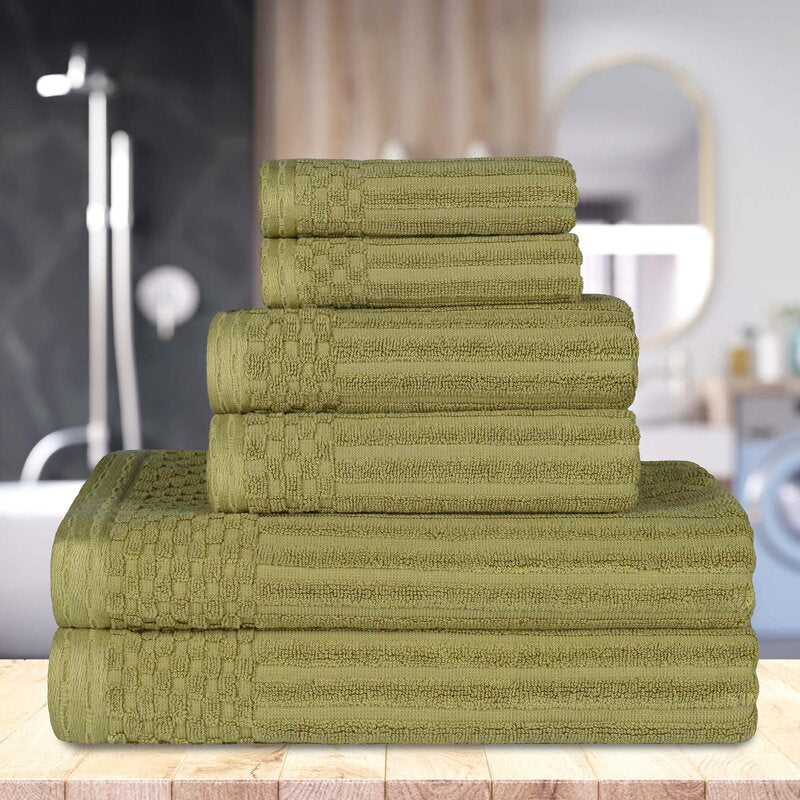 Bergquist 6 Piece 100% Cotton Towel Set