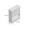 Berkey 19.5'' W x 24.5'' H x 8'' D Wall Mounted Bathroom Cabinet