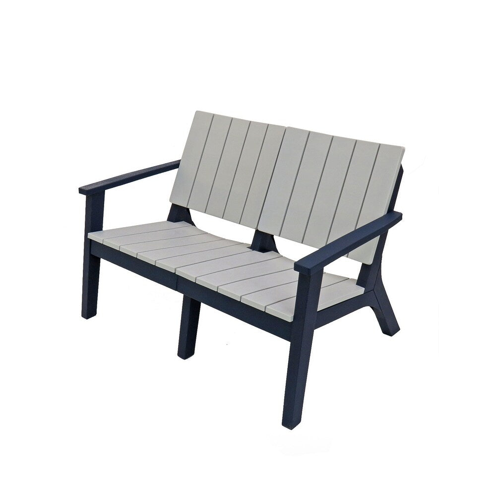 Berkley Collection 4-Piece All-Weather Wood Finish Conversation Set