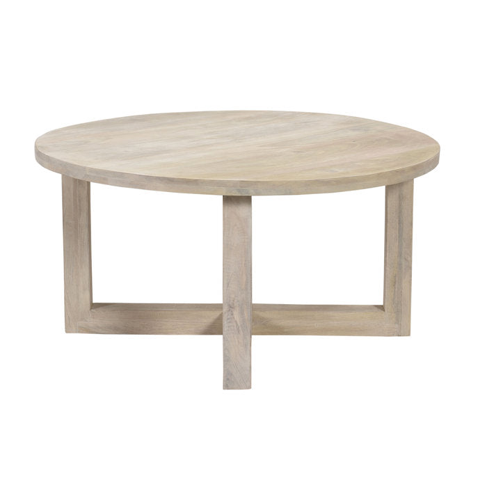Bernardo Solid Wood Cross Legs Coffee Table