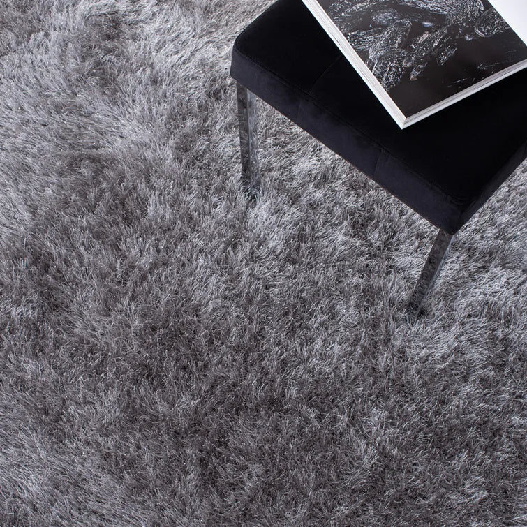 Bernelda Area Rug in Gray, Rectangle 10'6" x 14'