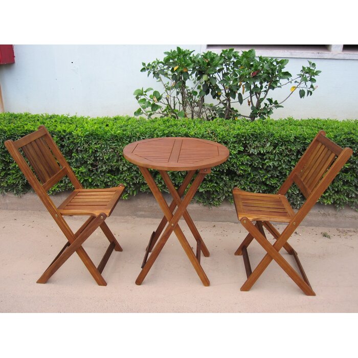 Bernetta Round 2 - Person 21.65'' Long Bistro Set