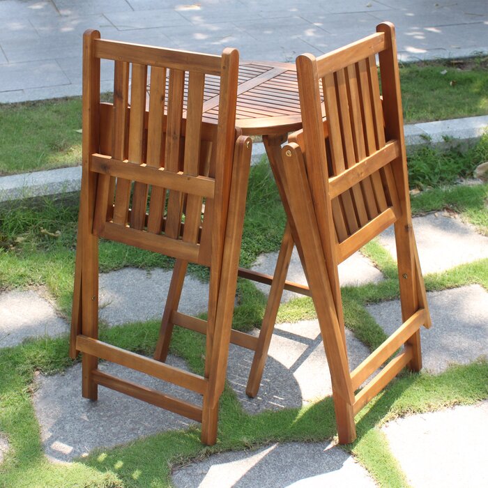 Bernetta Round 2 - Person 21.65'' Long Bistro Set