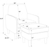 Berrilee 29'' Wide Armchair and Ottoman