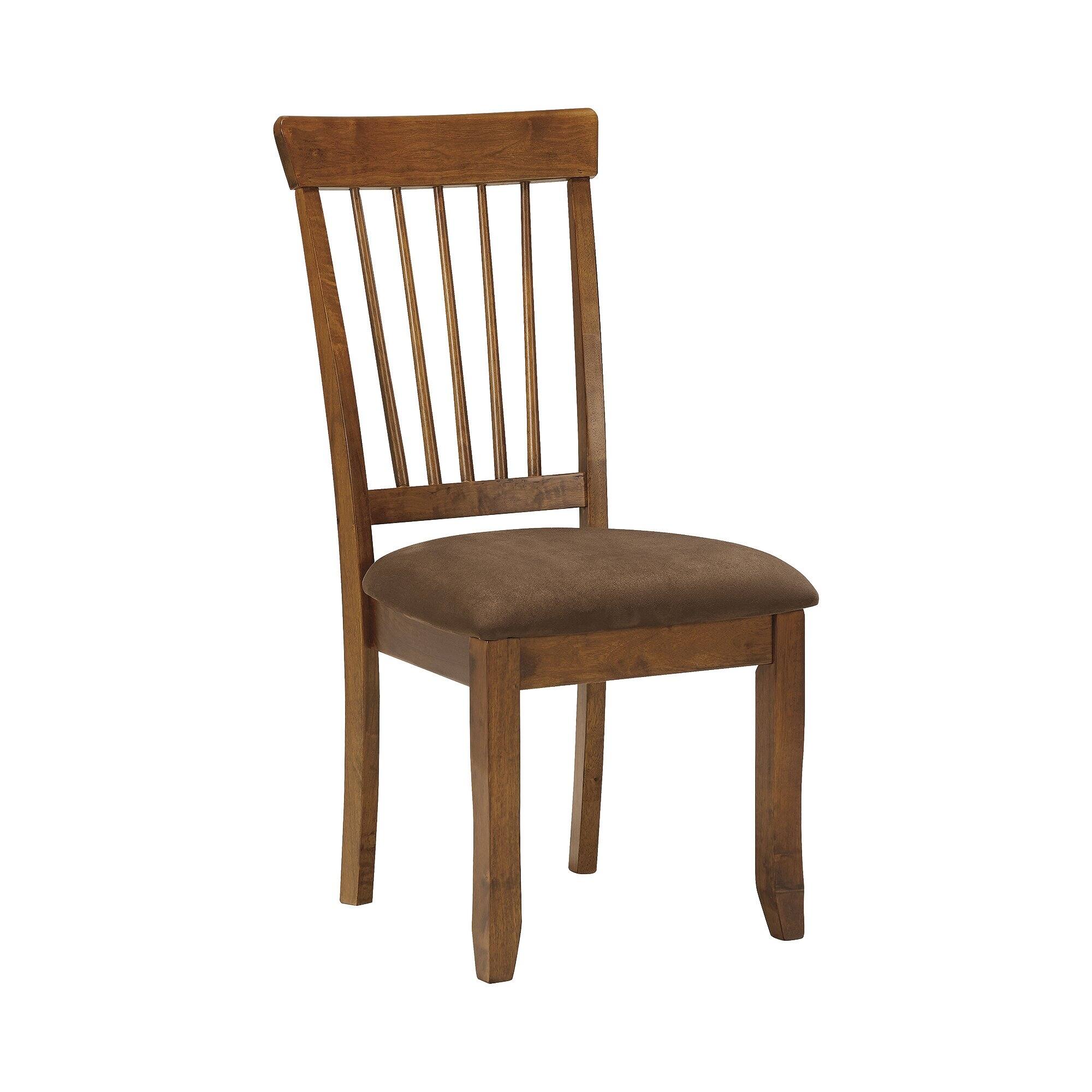 Berringer Casual Dining Upholstered Side Chair , Rustic Brown - Standard (Set of 2) AH137