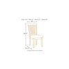 Berringer Casual Dining Upholstered Side Chair , Rustic Brown - Standard (Set of 2) AH137