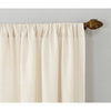 Berwick Linen Blend Solid Semi-Sheer Rod Pocket Single Curtain Panel (Set of 2) ACS157