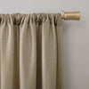 Berwick Linen Blend Textured Semi-Sheer Rod Pocket Curtain Panel, 54