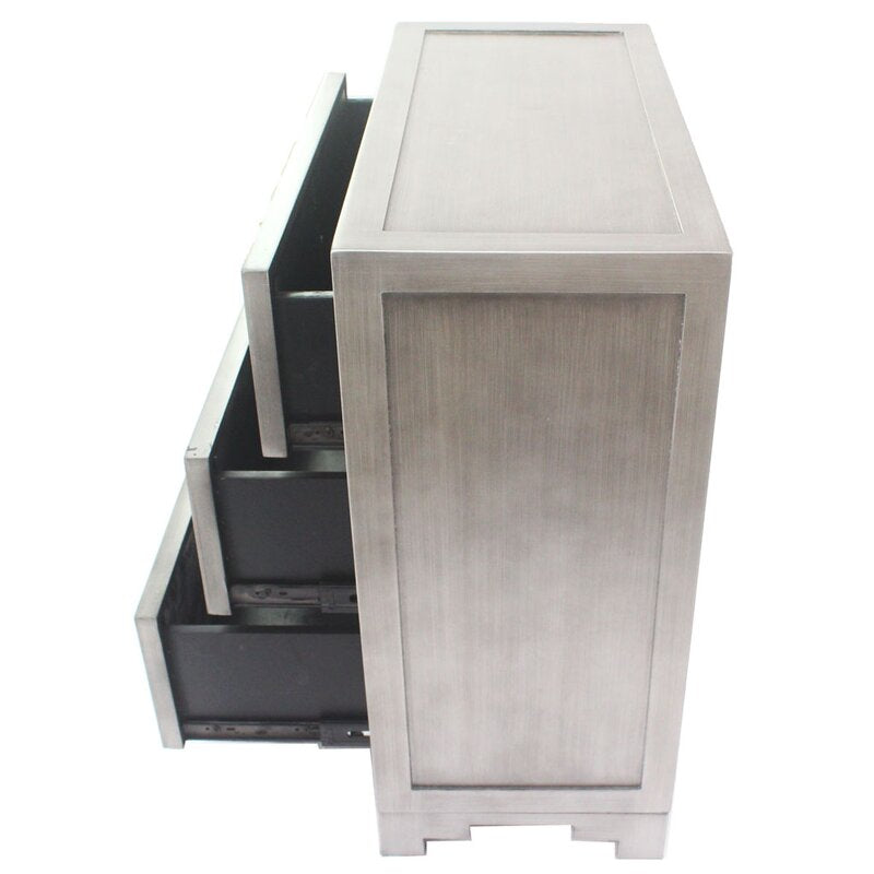 Bester 3 - Drawer Mirrored Accent Chest KB1320-A2-B1-P1