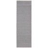 Bester Geometric Handmade Flatweave Cotton Area Rug in Ivory / Navy 2'3