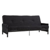 Betsayda Full 76'' Wide Tufted Back Futon And Mattress with Storage