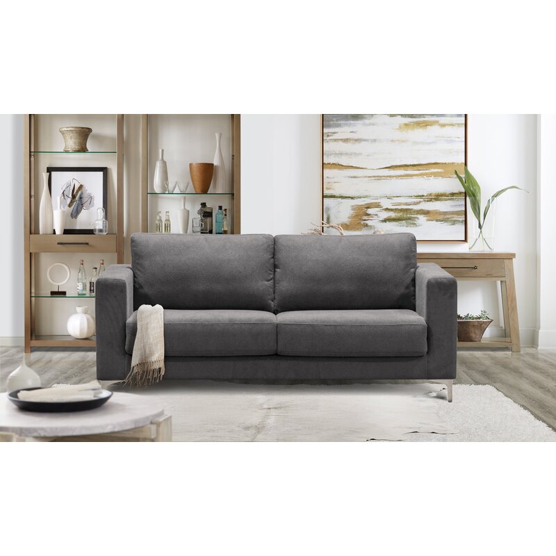 Betthel 76.4" Square Arm Sofa Bed OP063