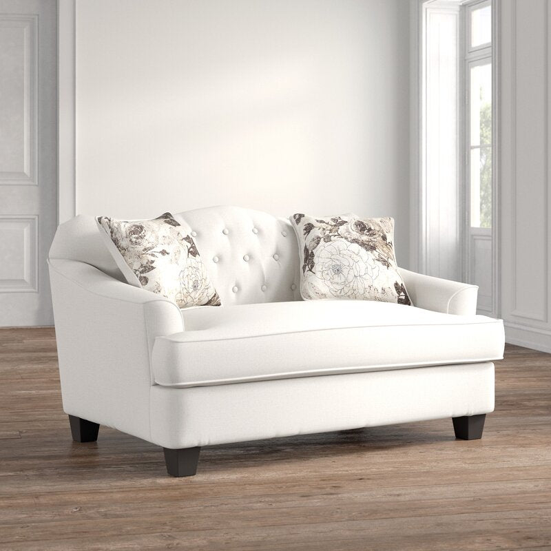 Beverly 62" Recessed Arm Loveseat