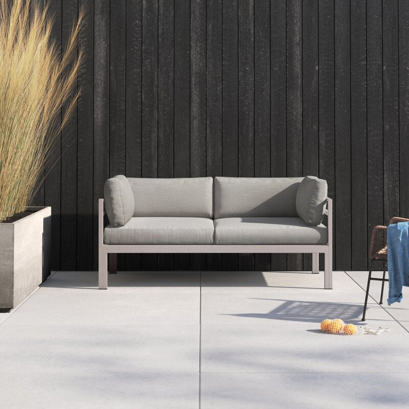 Beverly 65'' Wide Outdoor Loveseat with Cushions CA478