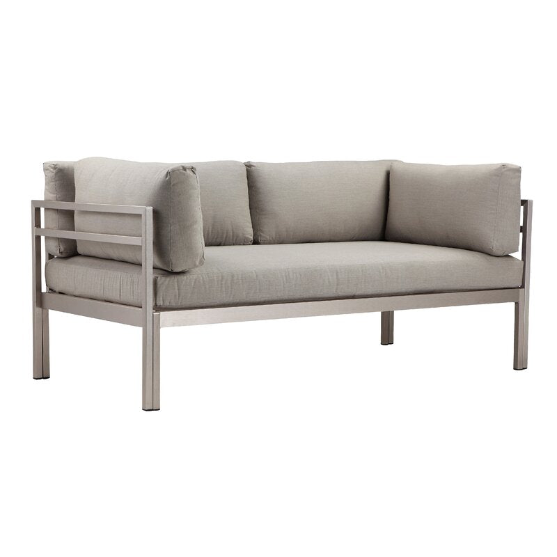 Beverly 65'' Wide Outdoor Loveseat with Cushions CA478